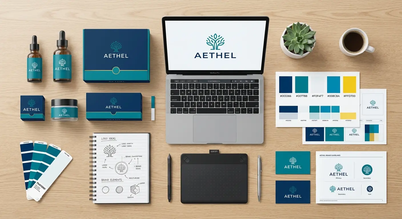 Brand development workspace